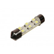 Светодиодная автолампа T10 35mm 6pcs 0,42W 12V
